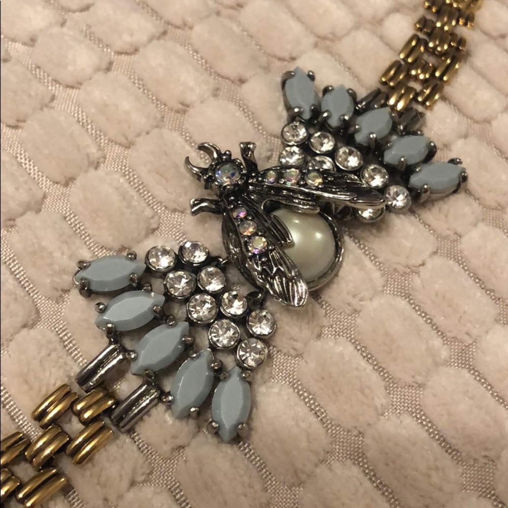 Lulu Frost x J. Crew artdeco beetle bracelet